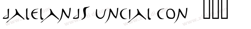 Dalelands Uncial Con字体转换